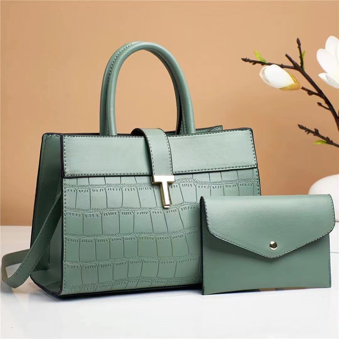 Wholesale PU Pure Color Mother Bag